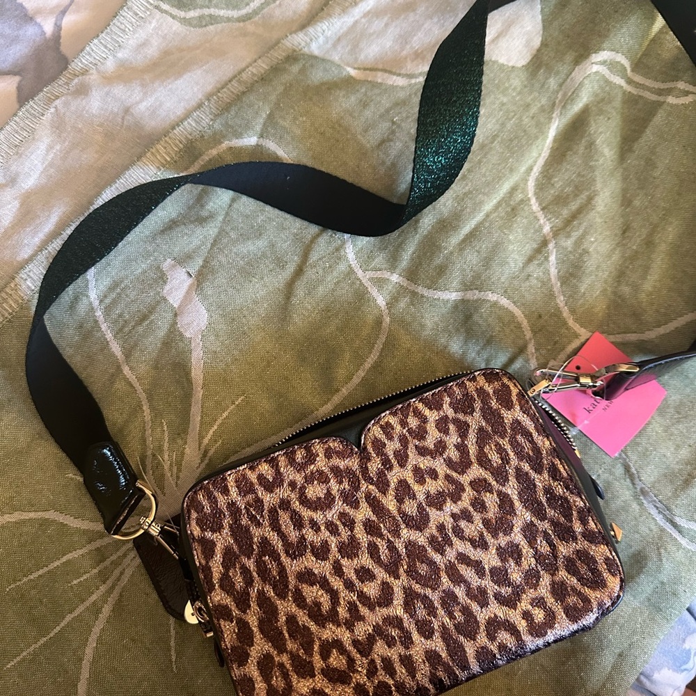 Brand new with tags Kate Spade Leopard Bag!